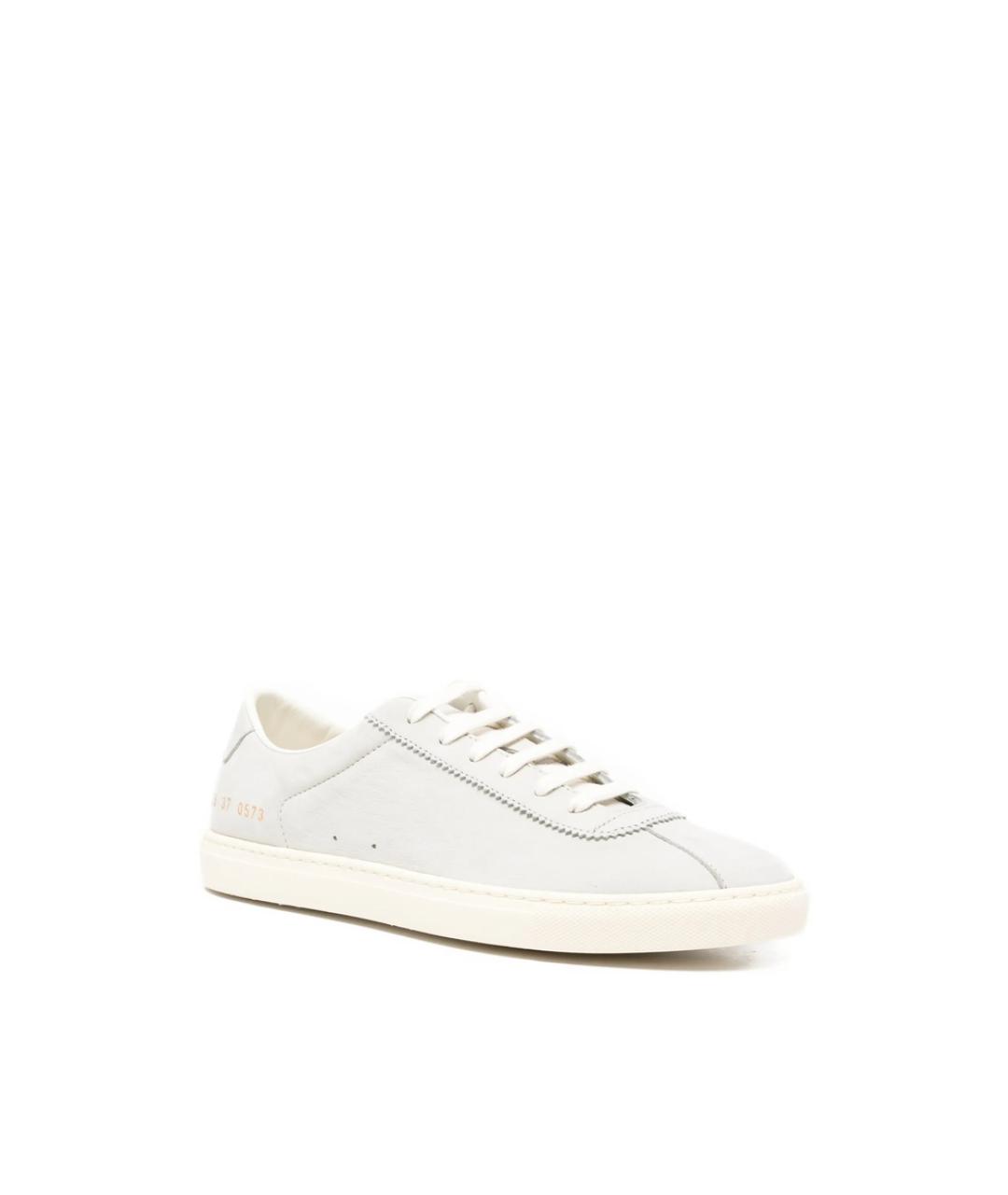 COMMON PROJECTS Серые кожаные туфли, фото 4