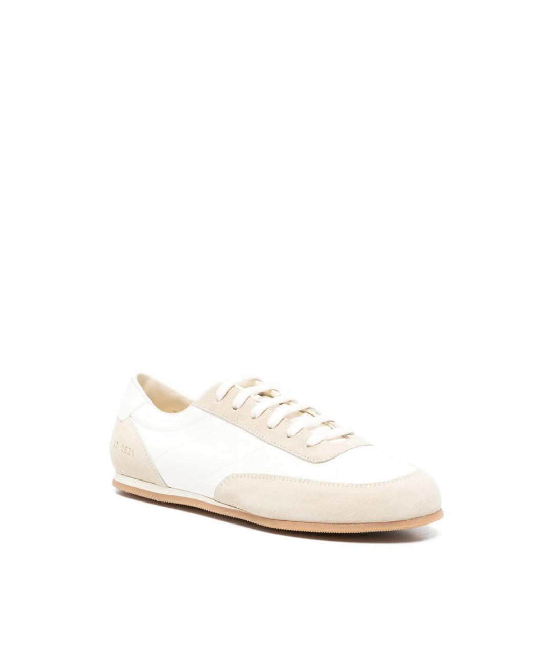 COMMON PROJECTS Белые кожаные туфли, фото 3