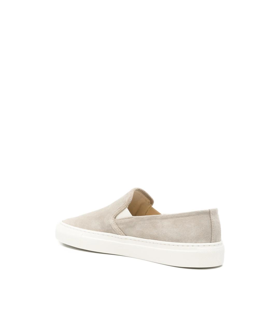 COMMON PROJECTS Серые кожаные туфли, фото 2