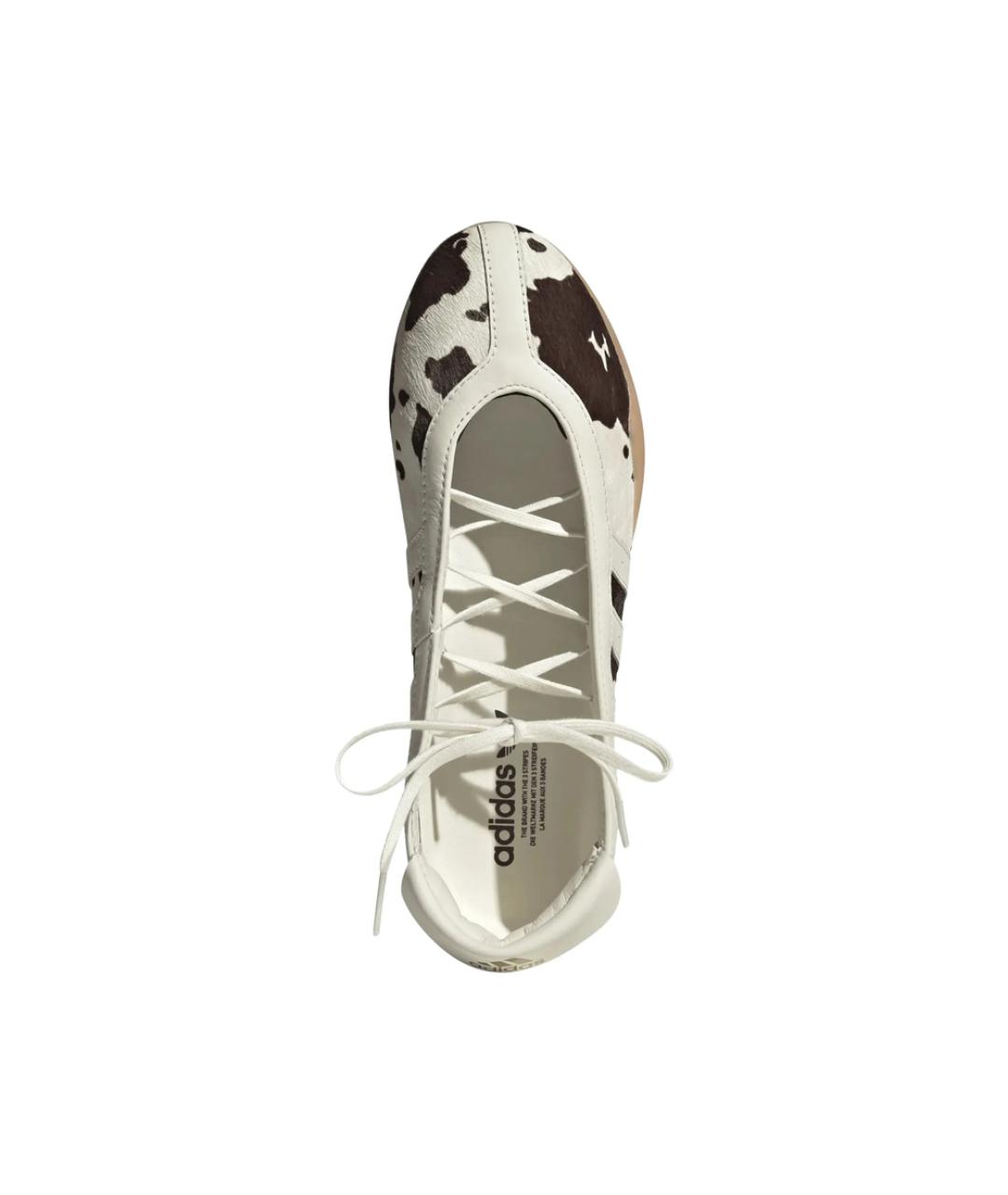ADIDAS Коричневые кожаные кроссовки, фото 2