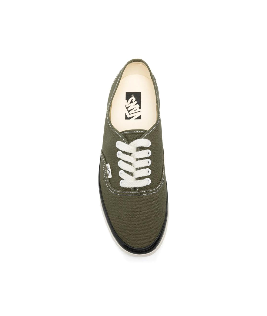 VANS Зеленые текстильные низкие кроссовки / кеды, фото 3