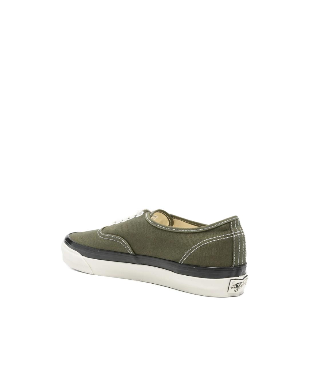 VANS Зеленые текстильные низкие кроссовки / кеды, фото 2