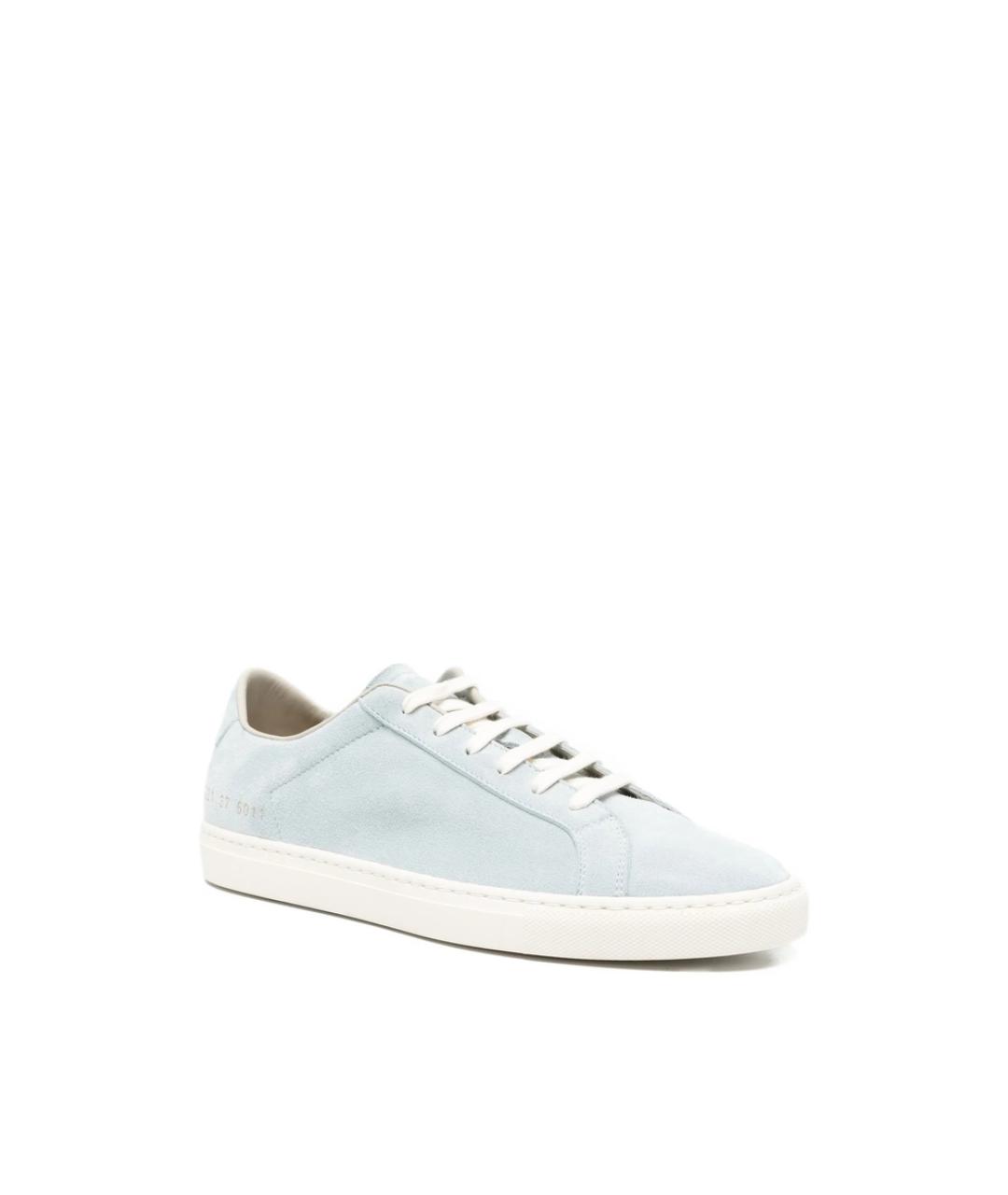 COMMON PROJECTS Синие кожаные туфли, фото 4