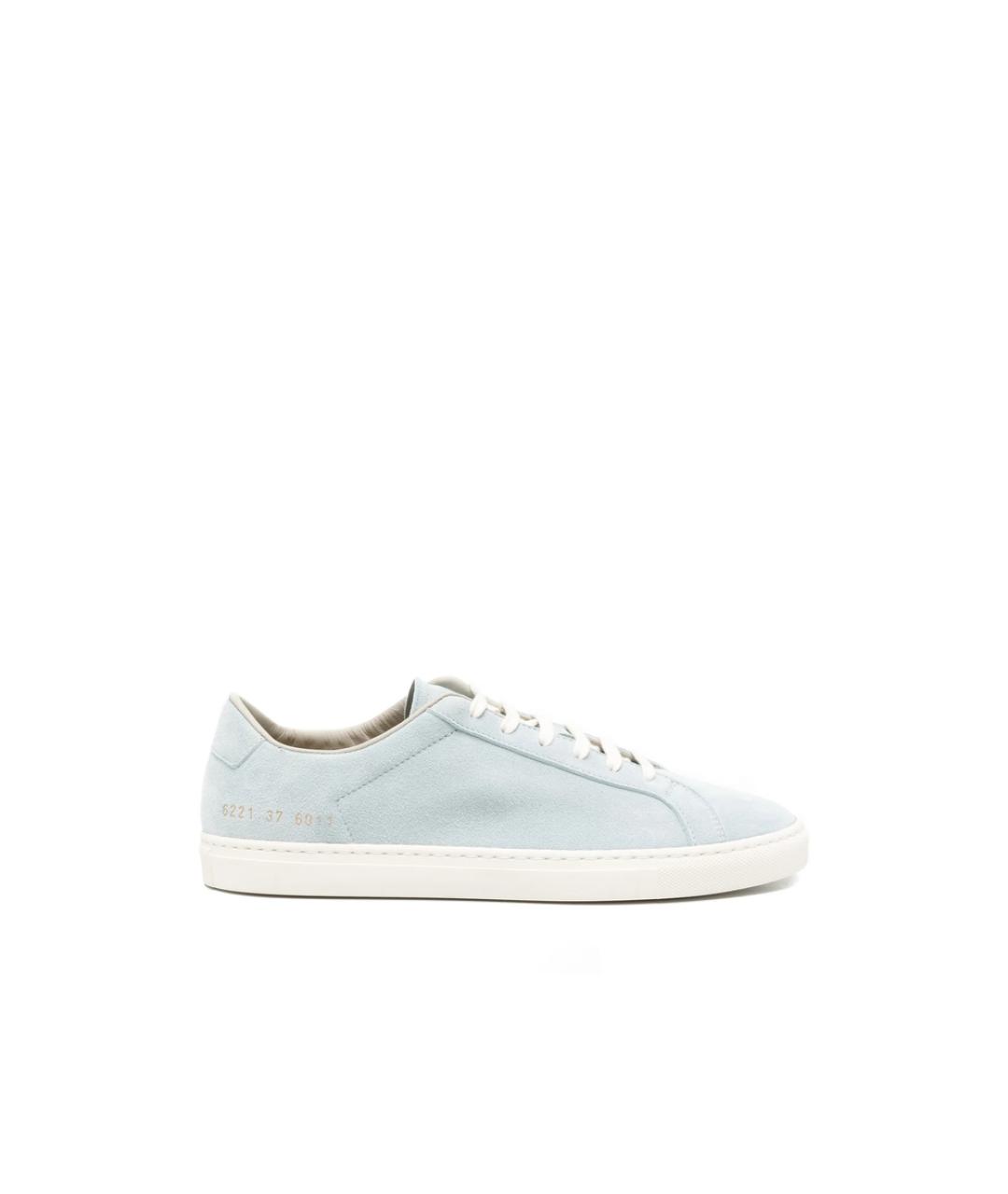 COMMON PROJECTS Синие кожаные туфли, фото 1