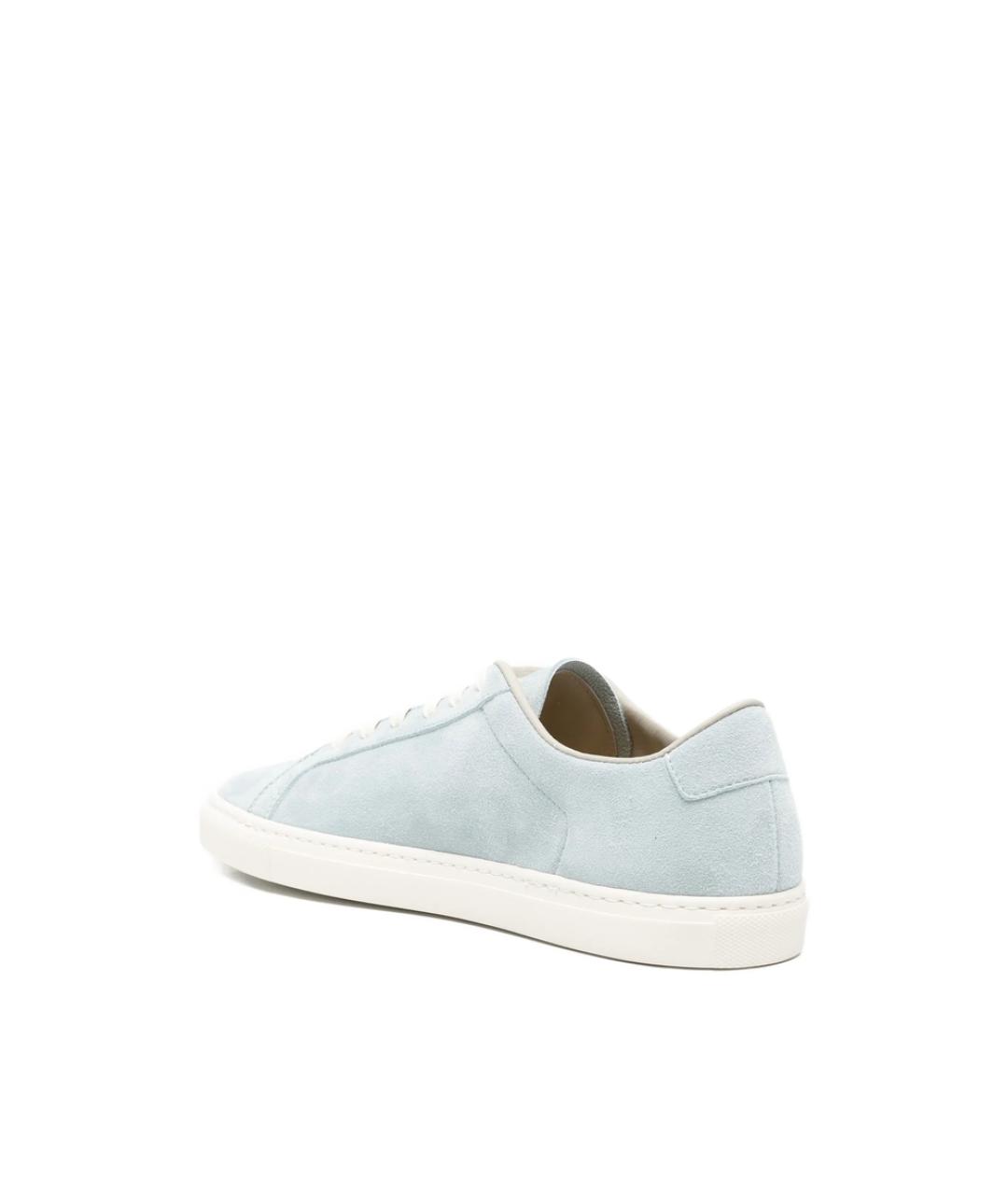 COMMON PROJECTS Синие кожаные туфли, фото 3