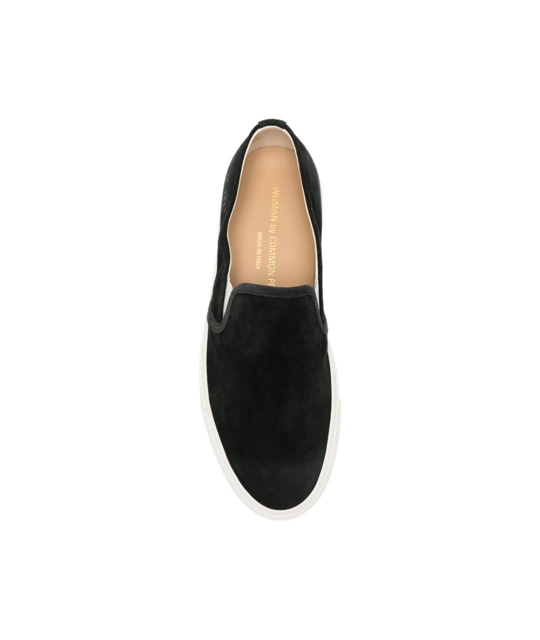 COMMON PROJECTS Черные кожаные туфли, фото 4