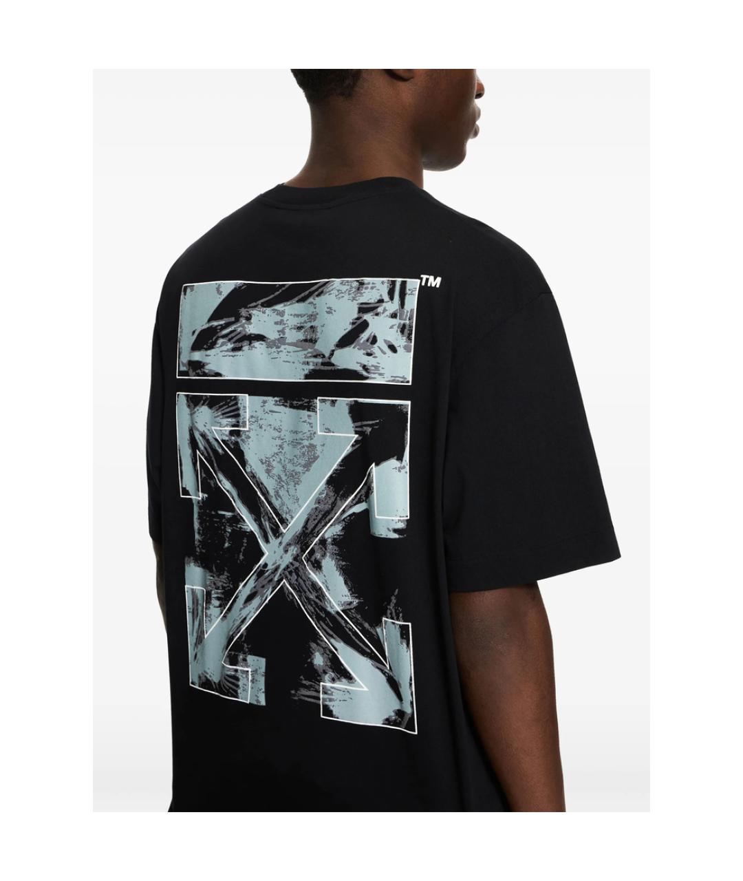 OFF-WHITE Черная хлопковая классическая рубашка, фото 2