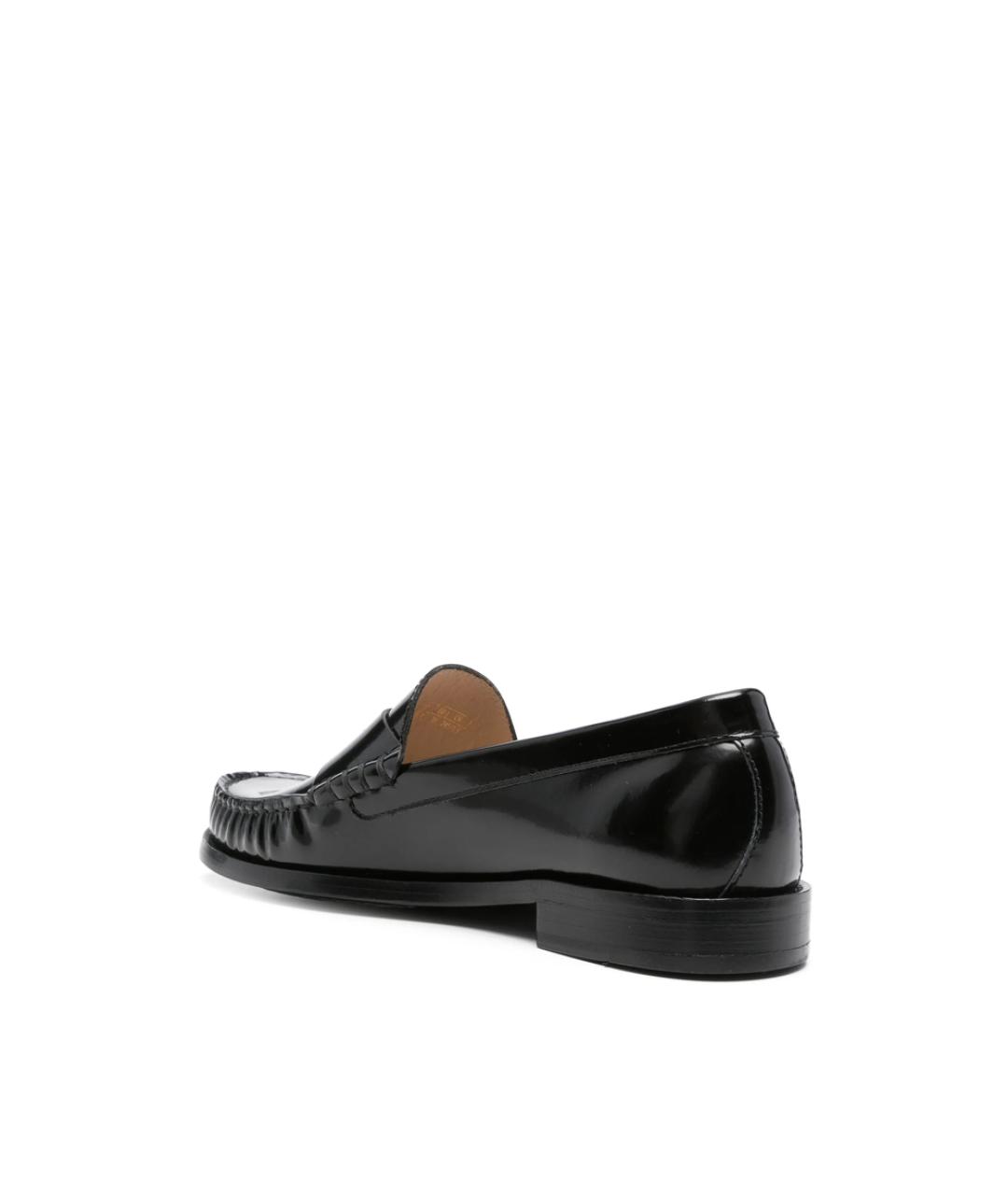 STUART WEITZMAN Черные кожаные лоферы, фото 3