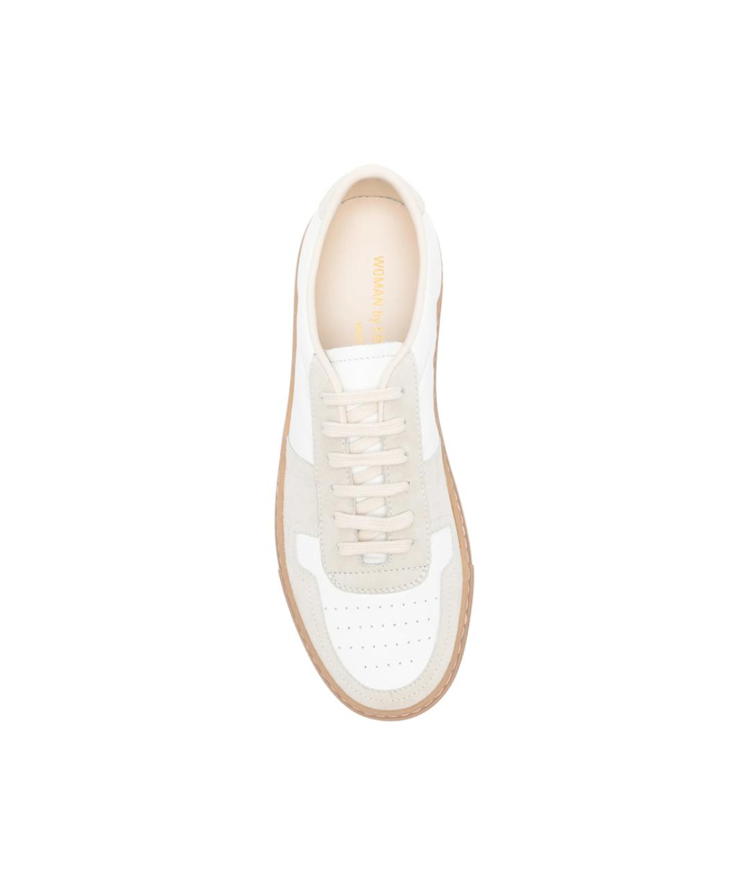 COMMON PROJECTS Белые кожаные туфли, фото 2