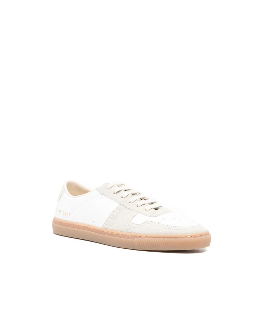 COMMON PROJECTS Белые кожаные туфли, фото 3