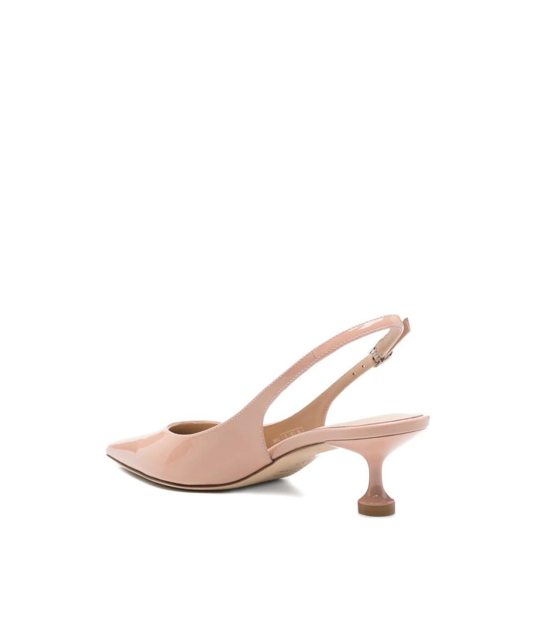 STUART WEITZMAN Розовые кожаные туфли, фото 3