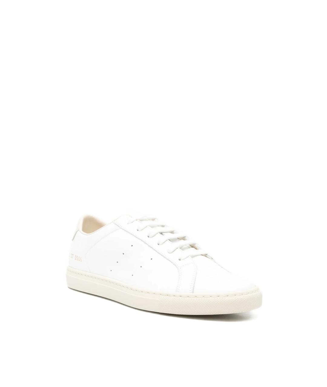 COMMON PROJECTS Белые кожаные туфли, фото 4