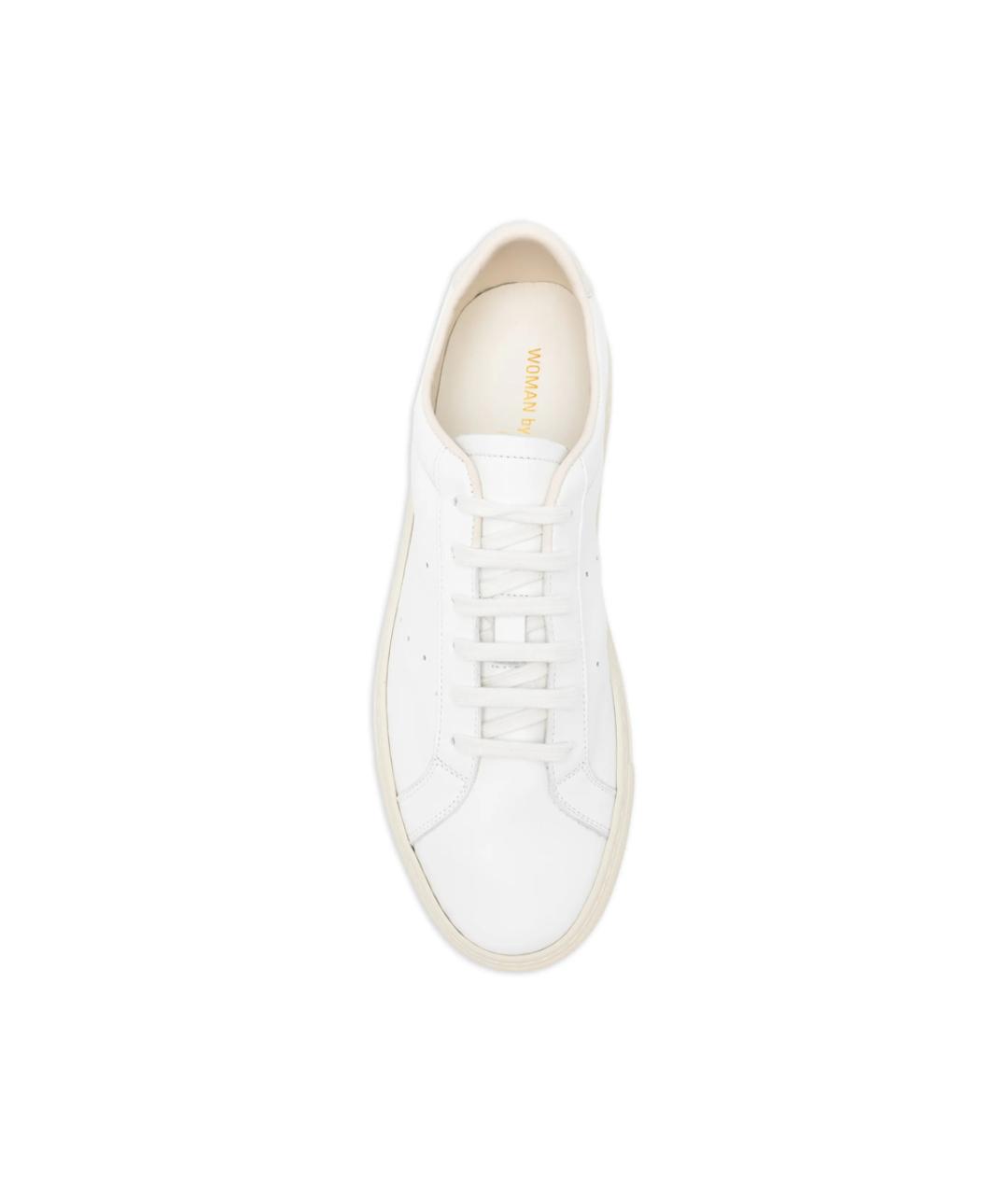 COMMON PROJECTS Белые кожаные туфли, фото 3