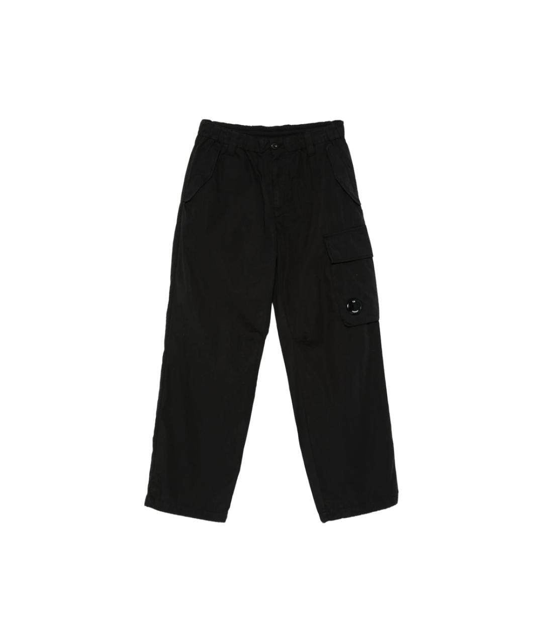 CP COMPANY Черные хлопковые повседневные брюки, фото 1