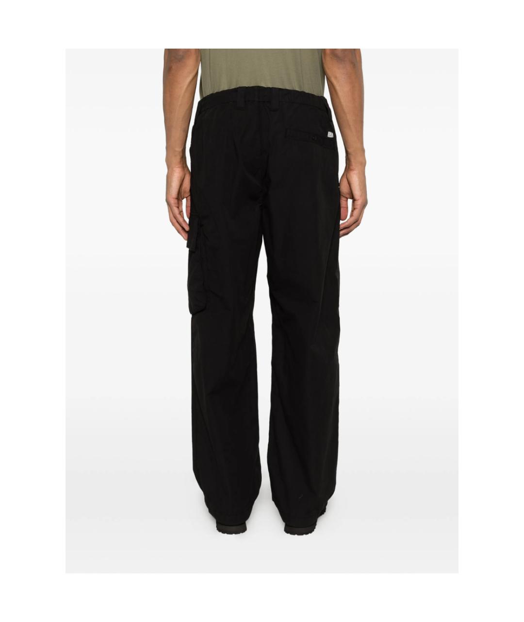 CP COMPANY Черные хлопковые повседневные брюки, фото 5