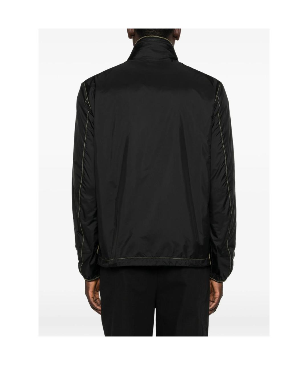 MONCLER Черная полиэстеровая куртка, фото 2
