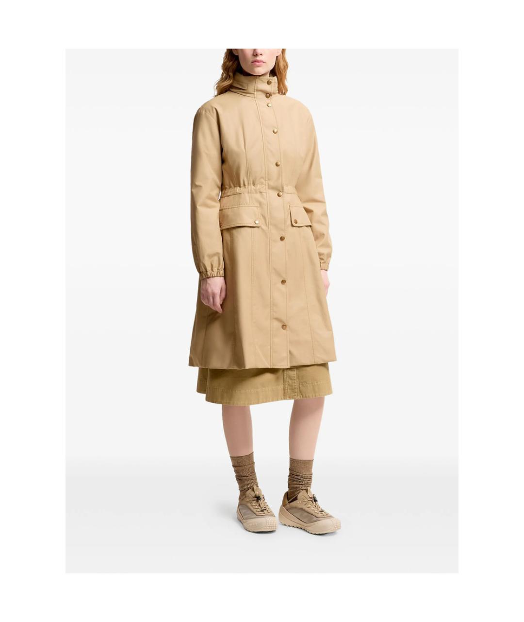 MONCLER Бежевая хлопковая парка, фото 6
