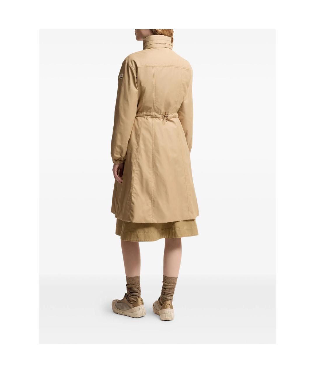 MONCLER Бежевая хлопковая парка, фото 5