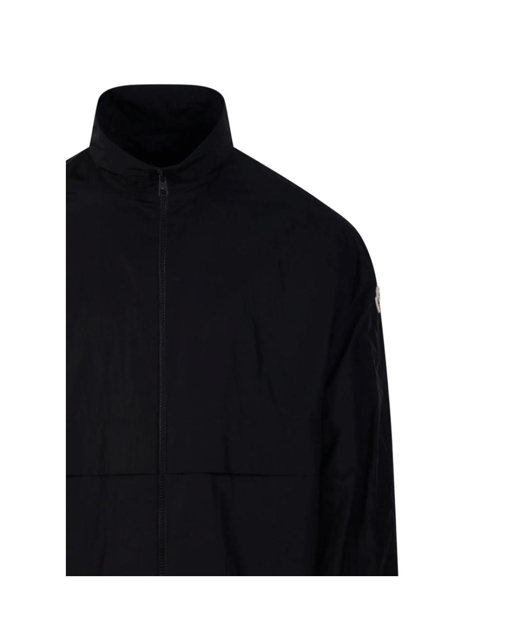 MONCLER Черная полиамидовая куртка, фото 4