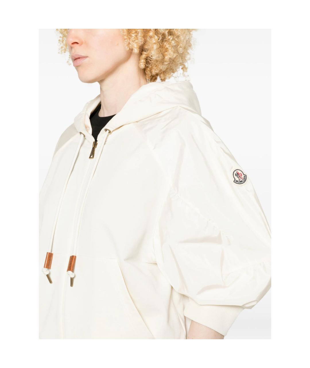 MONCLER Бежевая хлопковая куртка, фото 3