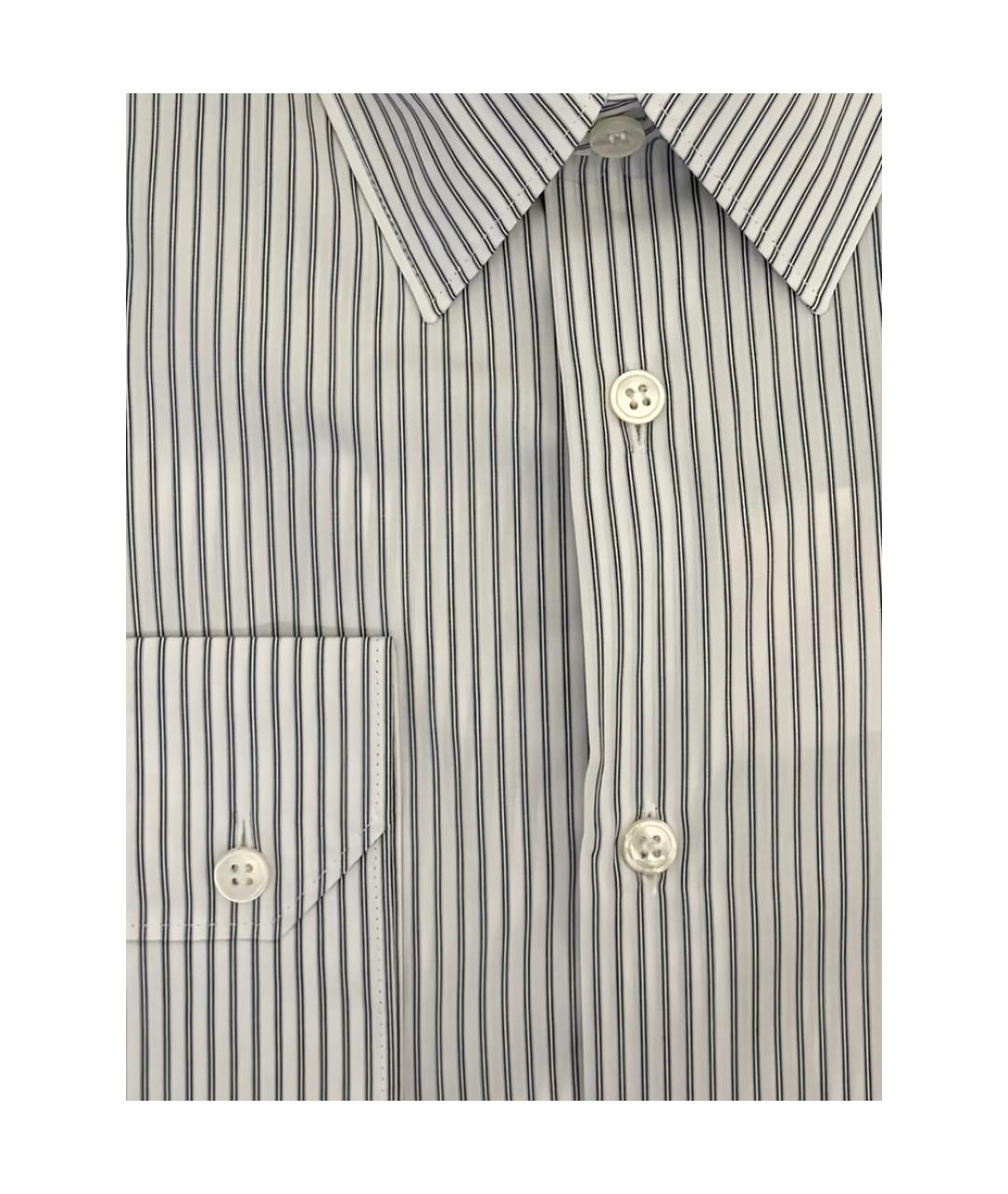 SAINT LAURENT Белая хлопковая классическая рубашка, фото 2