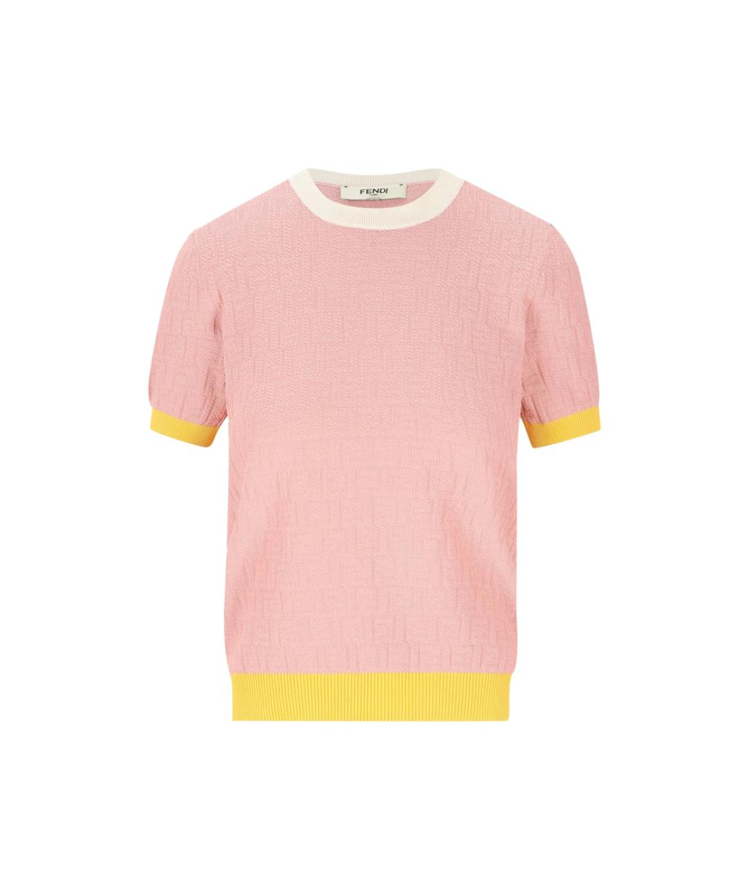 FENDI Хлопковая футболка, фото 1