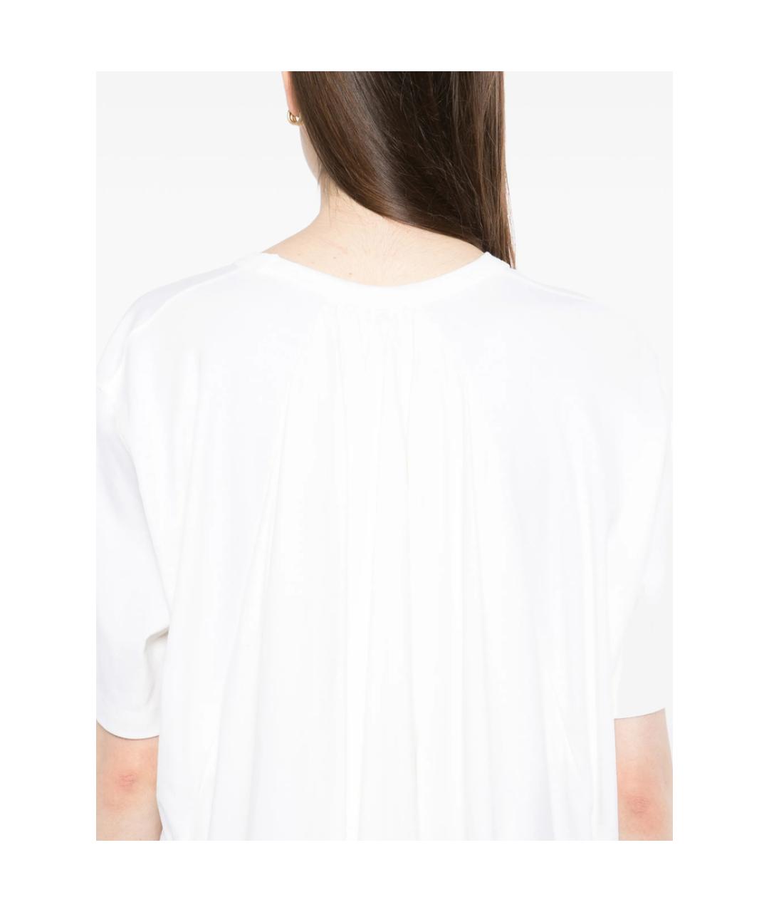 JACQUEMUS Белая хлопковая футболка, фото 3