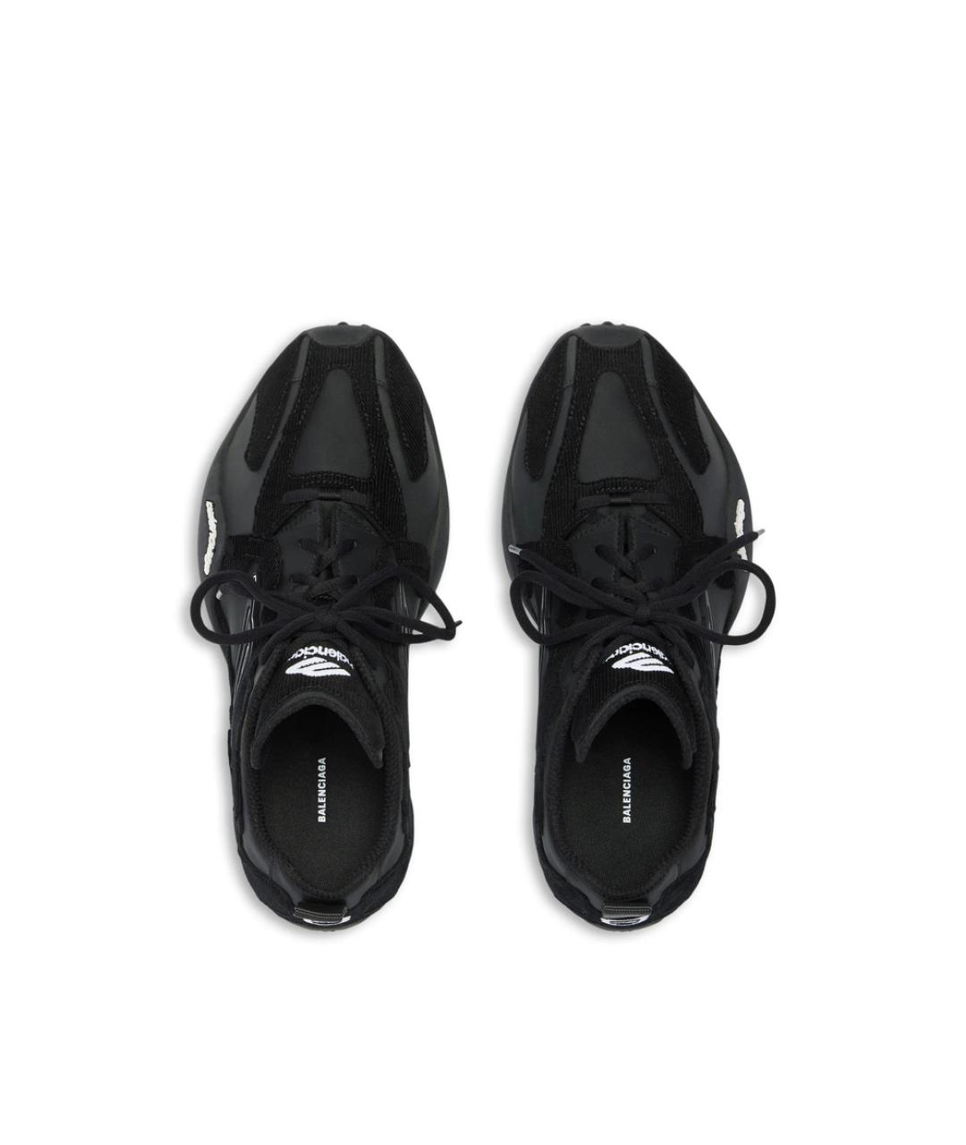 BALENCIAGA Черные низкие кроссовки / кеды, фото 4