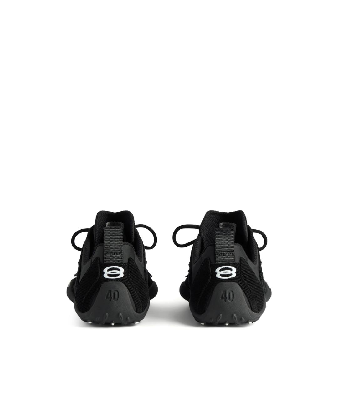 BALENCIAGA Черные низкие кроссовки / кеды, фото 5