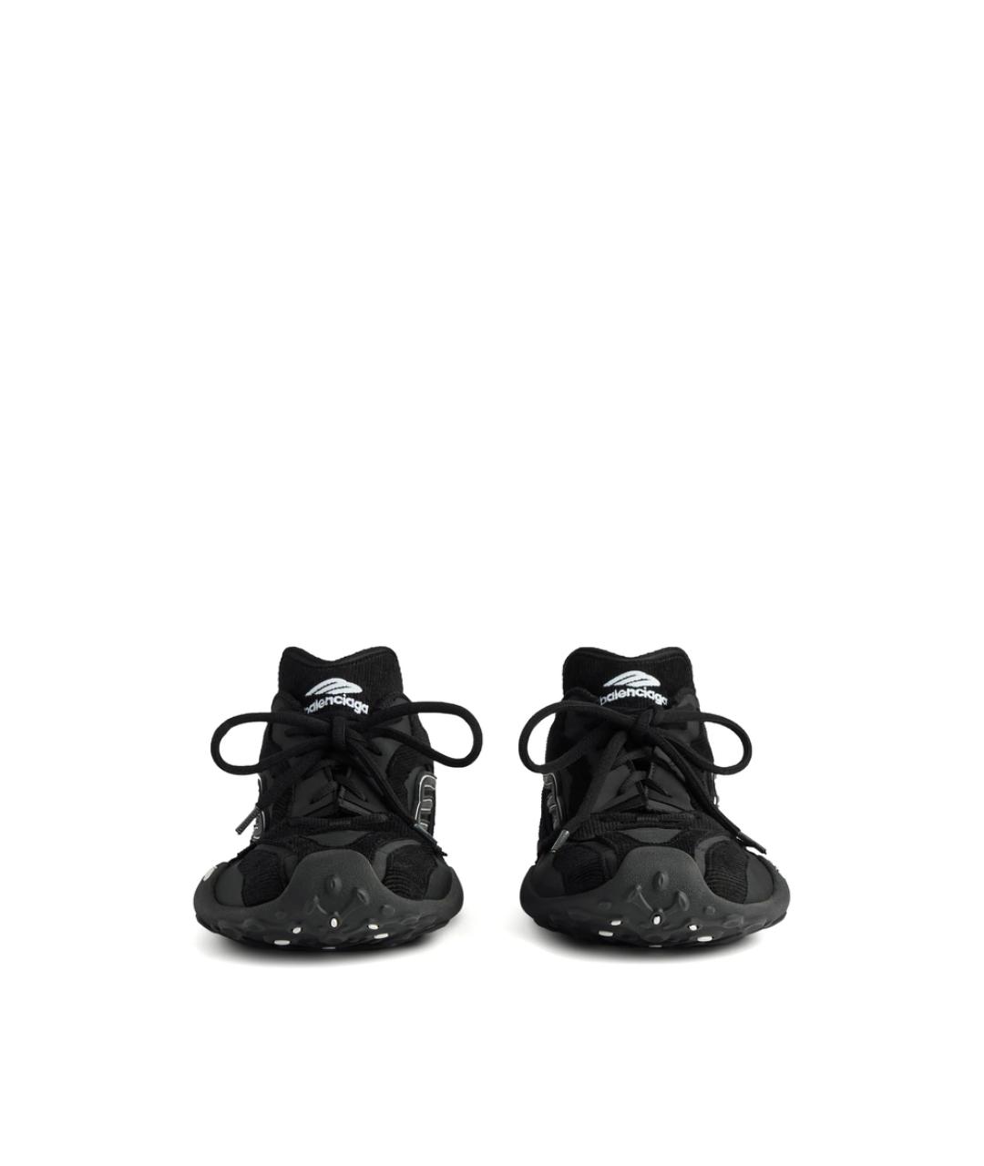 BALENCIAGA Черные низкие кроссовки / кеды, фото 2