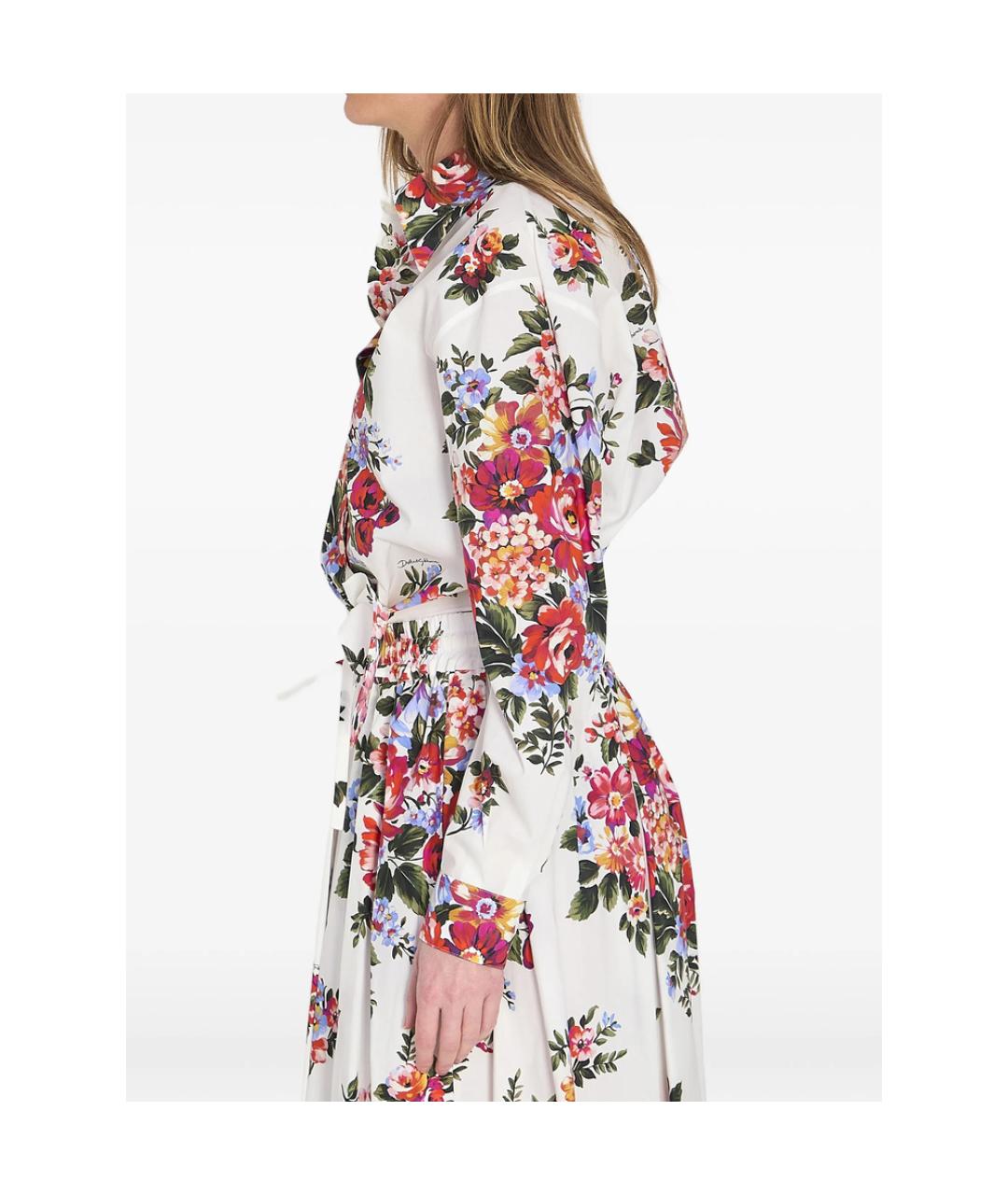 DOLCE&GABBANA Белая хлопковая рубашка, фото 3