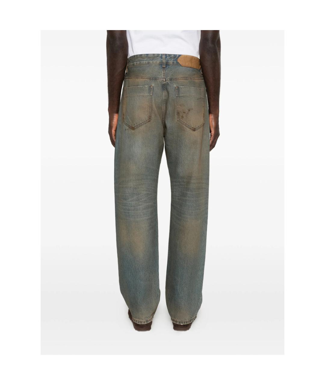 JACQUEMUS Мульти хлопковые прямые джинсы, фото 3