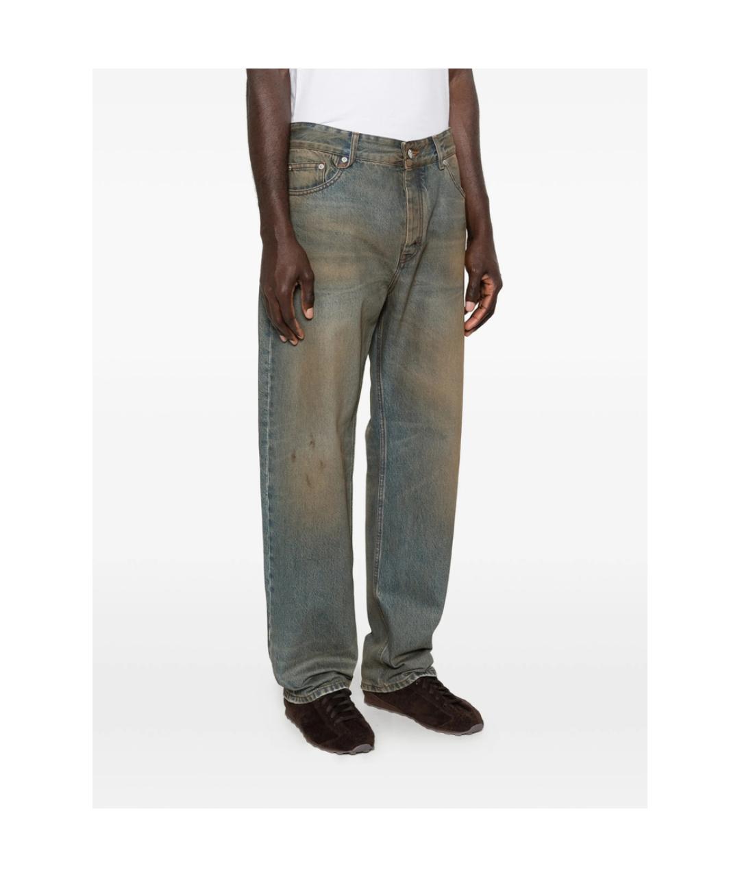 JACQUEMUS Мульти хлопковые прямые джинсы, фото 4