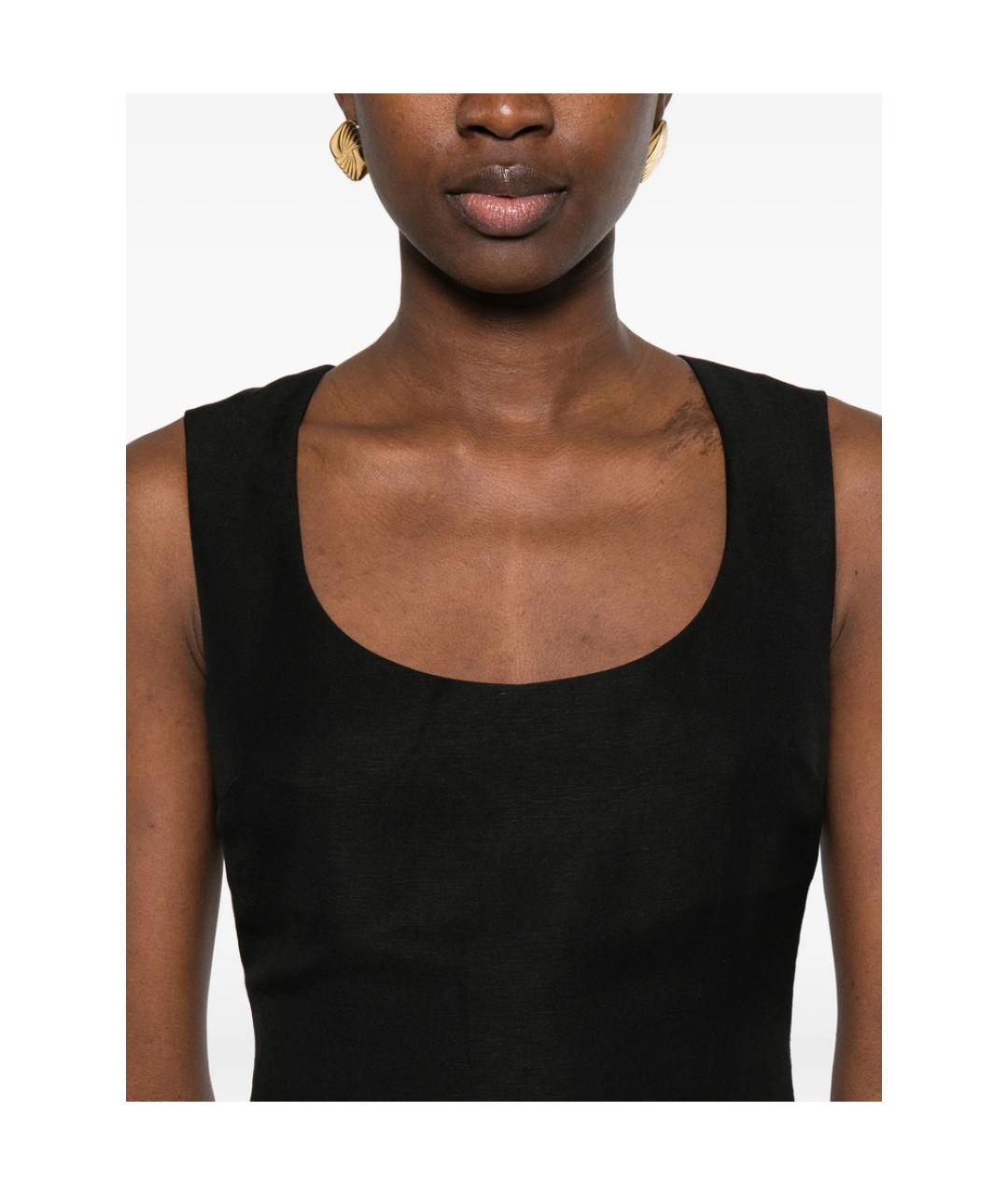 JACQUEMUS Черное повседневное платье, фото 2