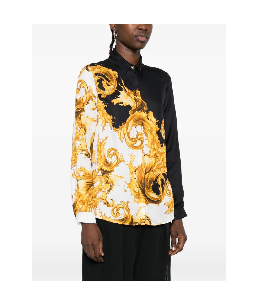 VERSACE JEANS COUTURE Мульти вискозная рубашка, фото 3