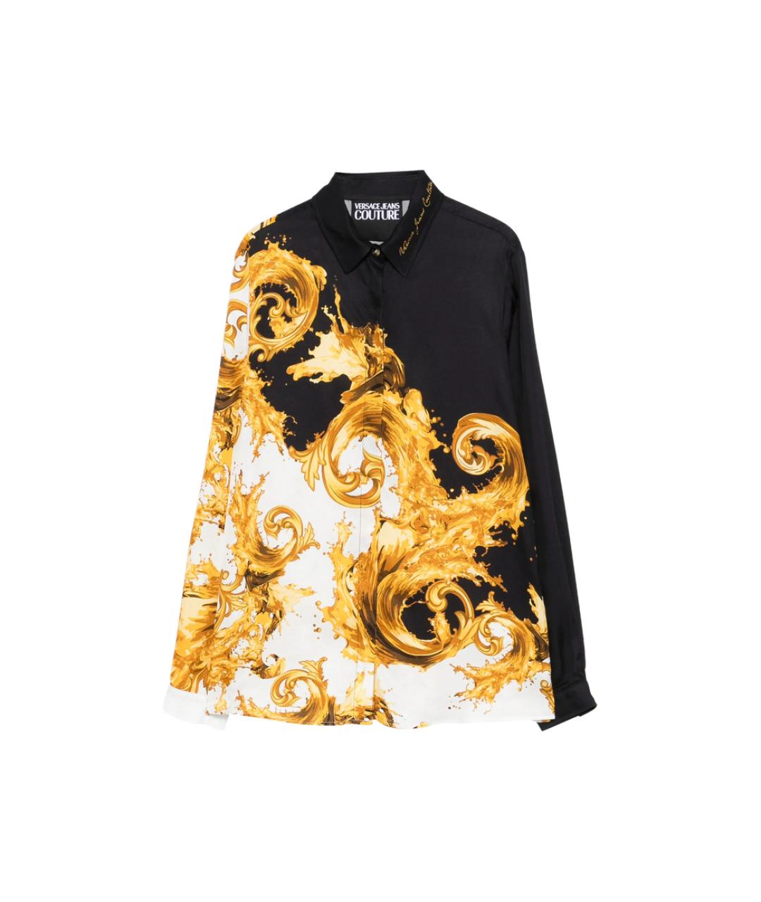 VERSACE JEANS COUTURE Мульти вискозная рубашка, фото 1