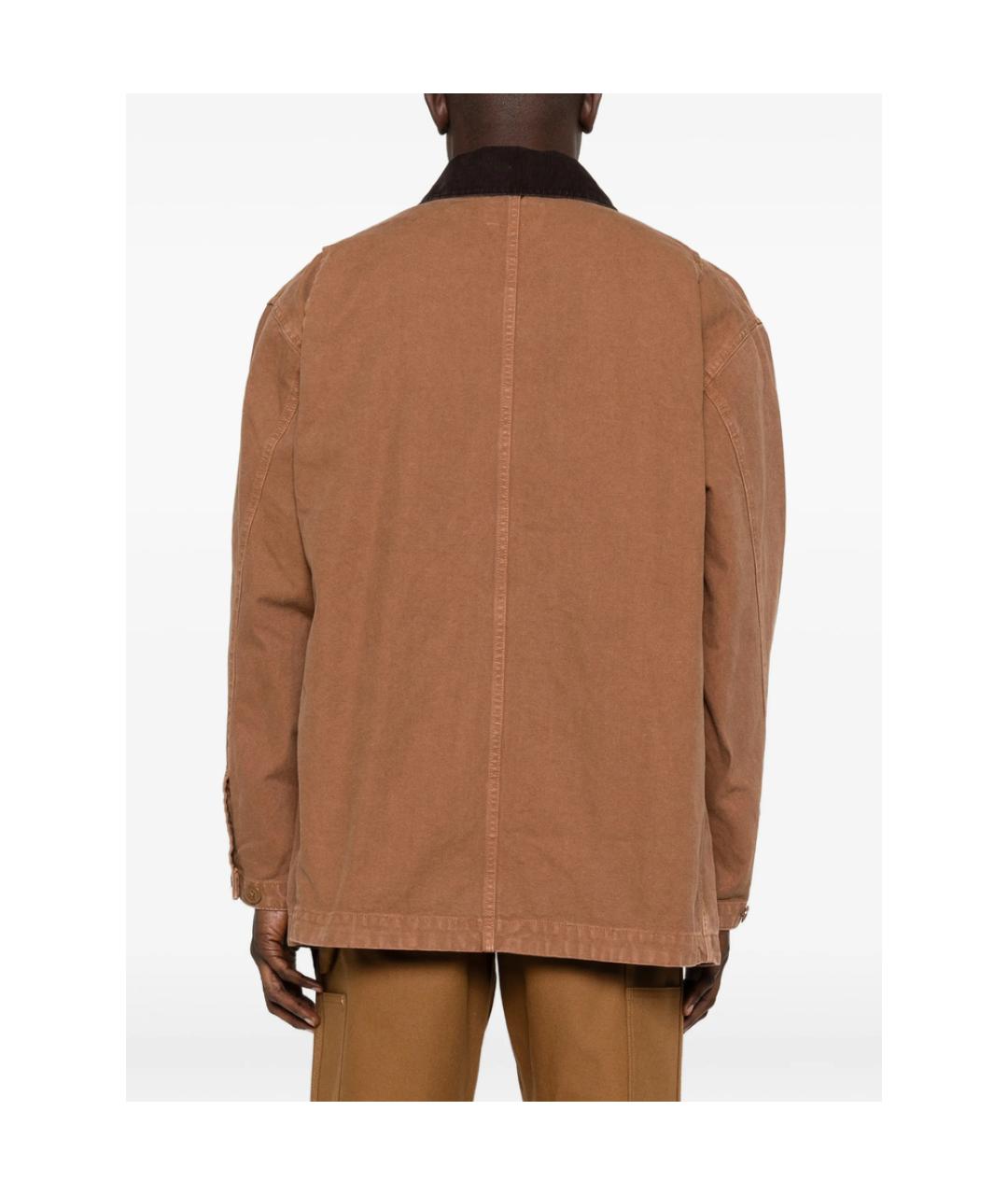 CARHARTT Коричневая хлопковая куртка, фото 3