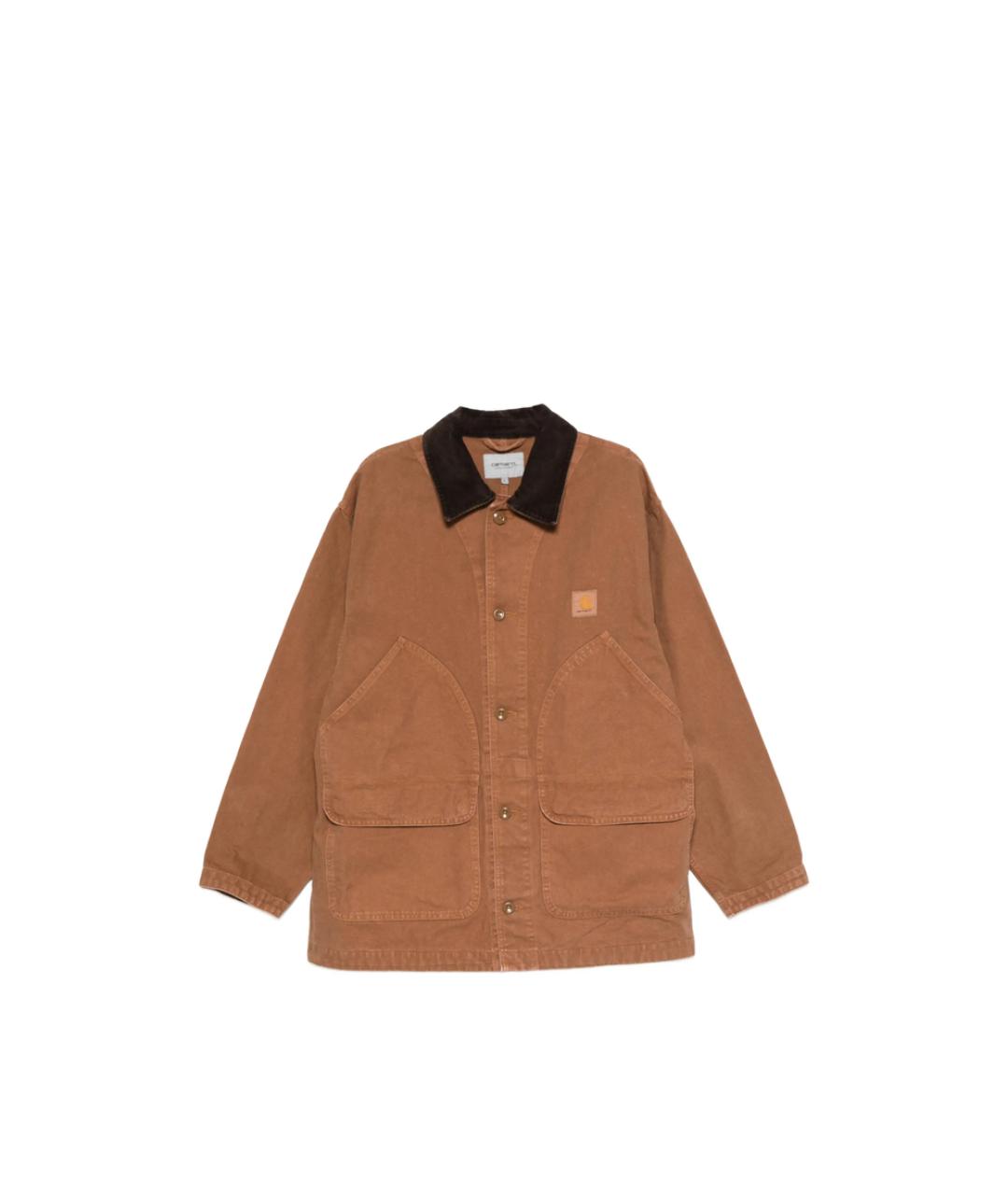 CARHARTT Коричневая хлопковая куртка, фото 1