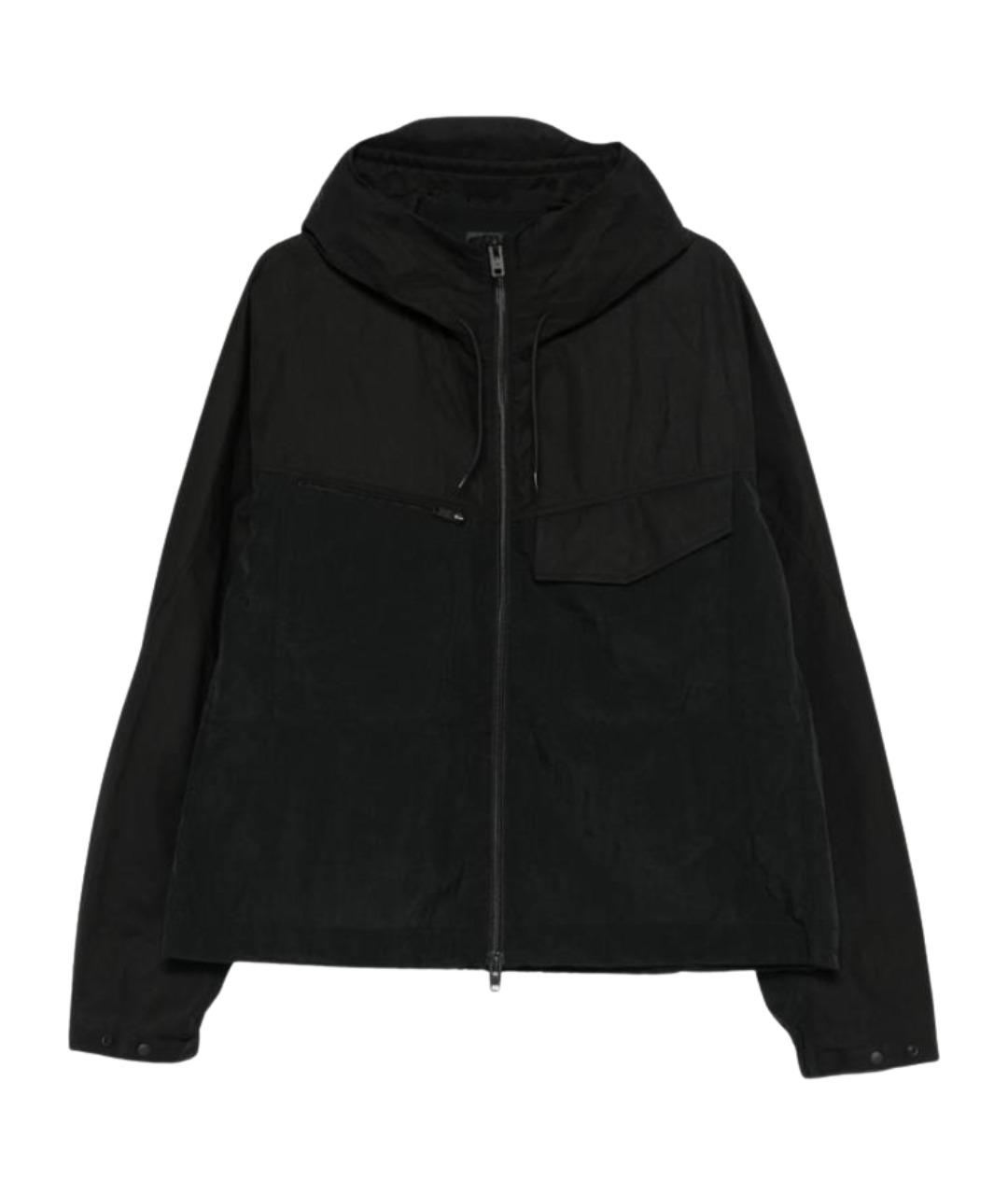 Y-3 Черная хлопковая куртка, фото 1