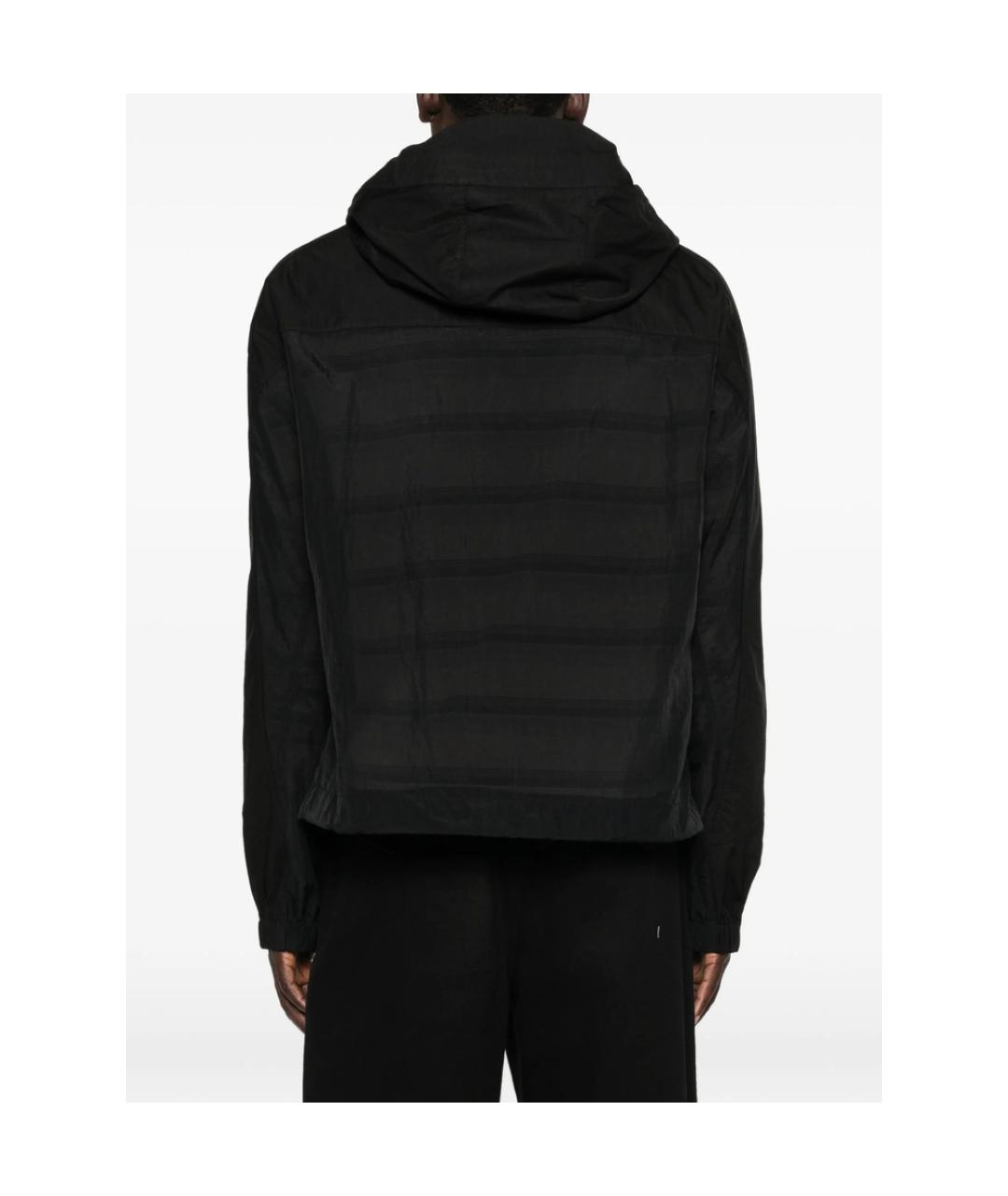 Y-3 Черная хлопковая куртка, фото 4
