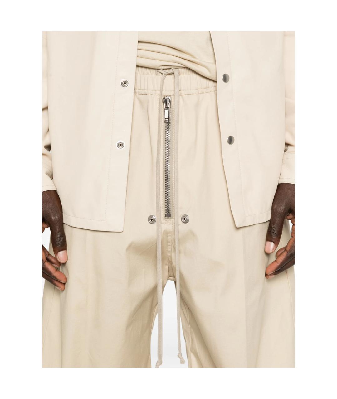 RICK OWENS Хлопковые повседневные брюки, фото 3