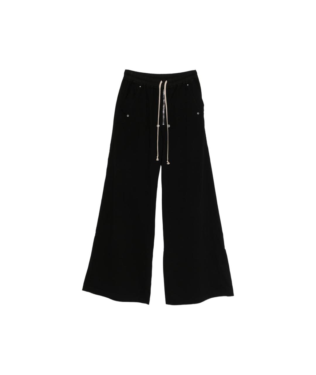 RICK OWENS DRKSHDW Черные хлопковые повседневные брюки, фото 1