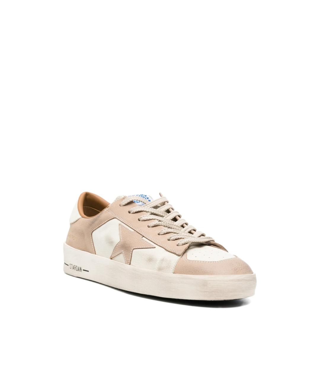 GOLDEN GOOSE Мульти кожаные низкие кроссовки / кеды, фото 4