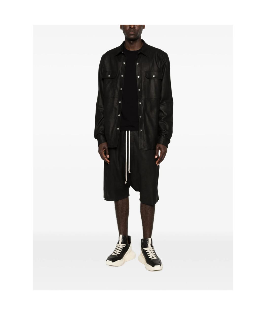 RICK OWENS Черные шорты, фото 3