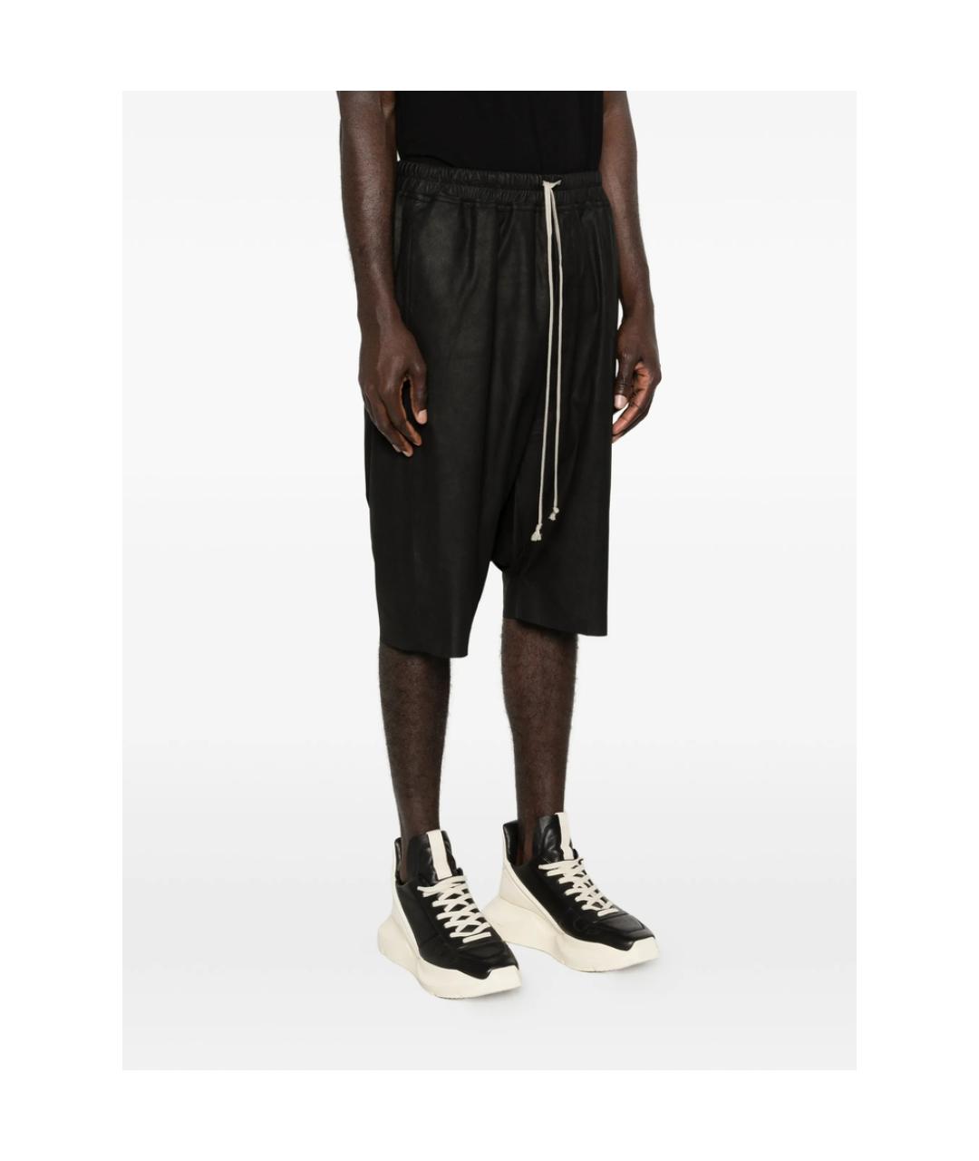 RICK OWENS Черные шорты, фото 4
