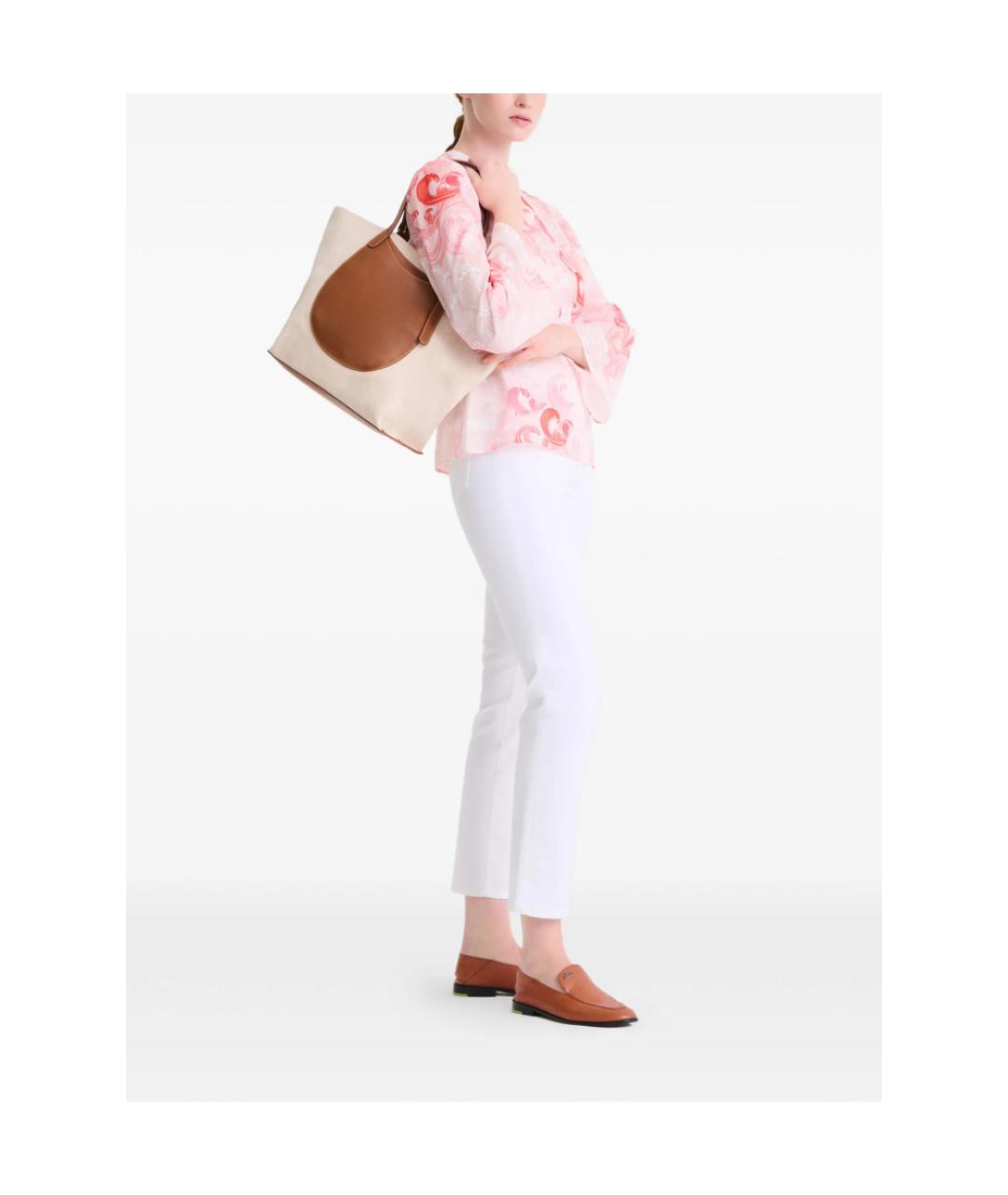 LONGCHAMP Коричневая кожаная сумка тоут, фото 2