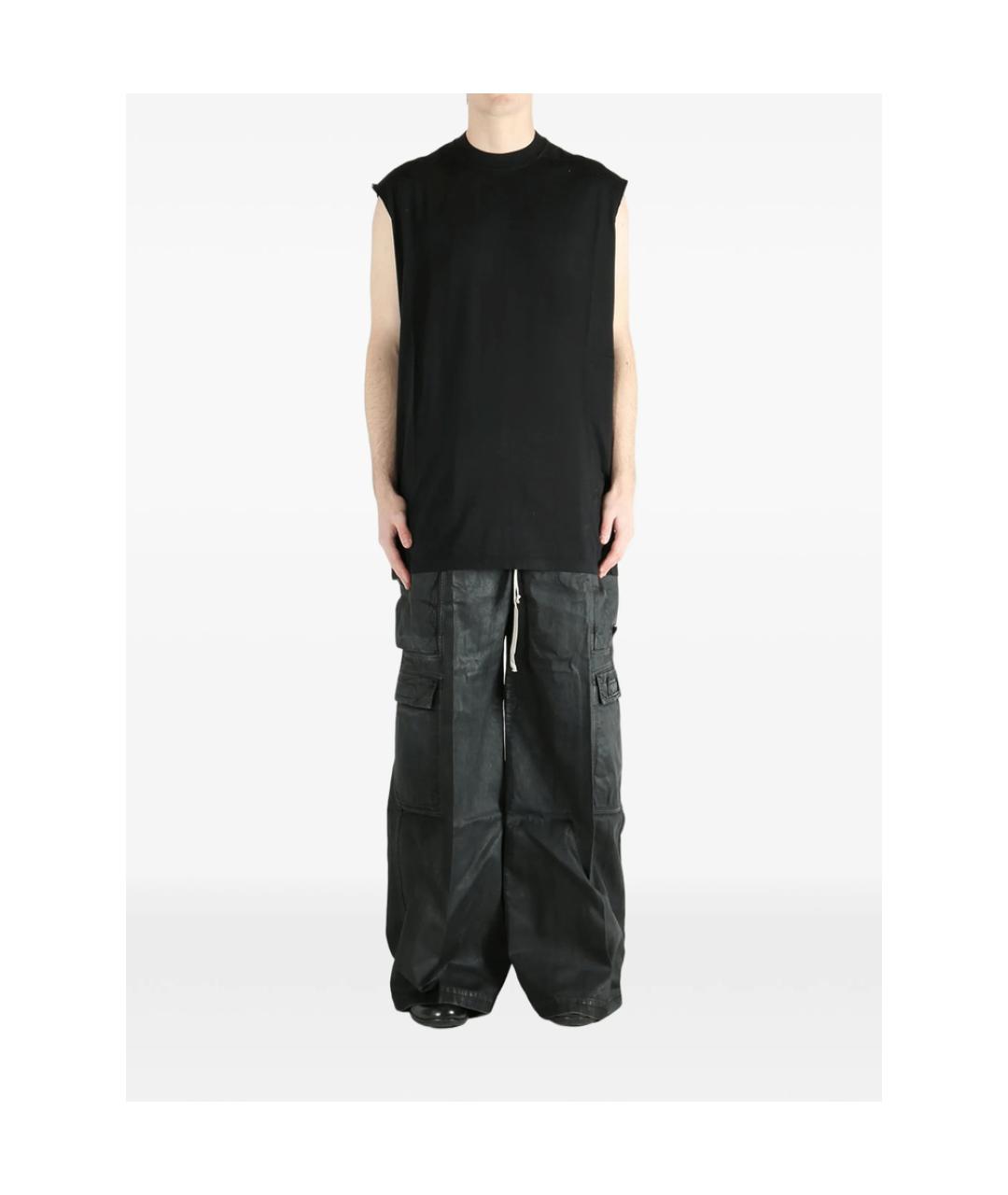 RICK OWENS DRKSHDW Черная футболка, фото 3