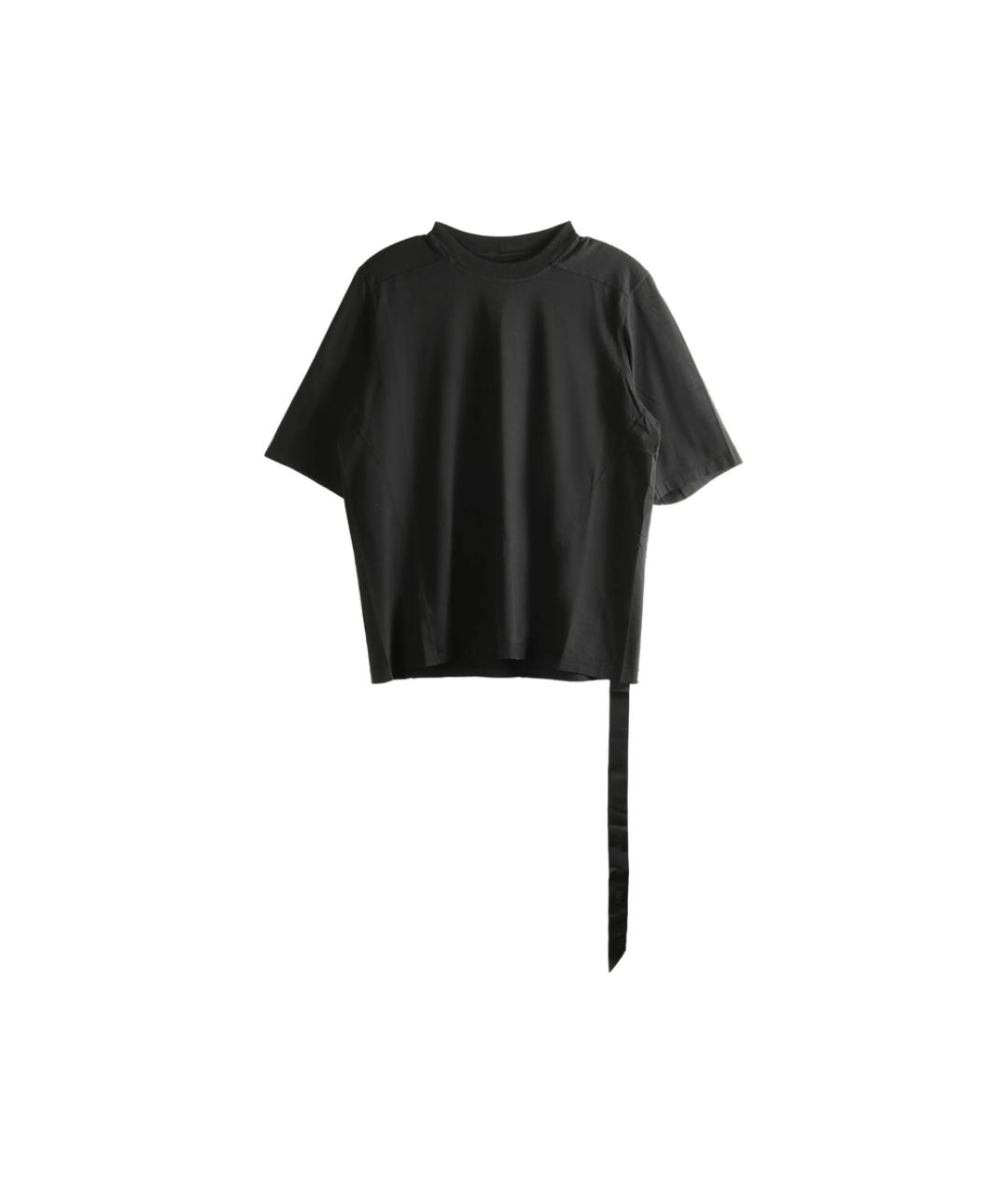 RICK OWENS DRKSHDW Черная хлопковая футболка, фото 1
