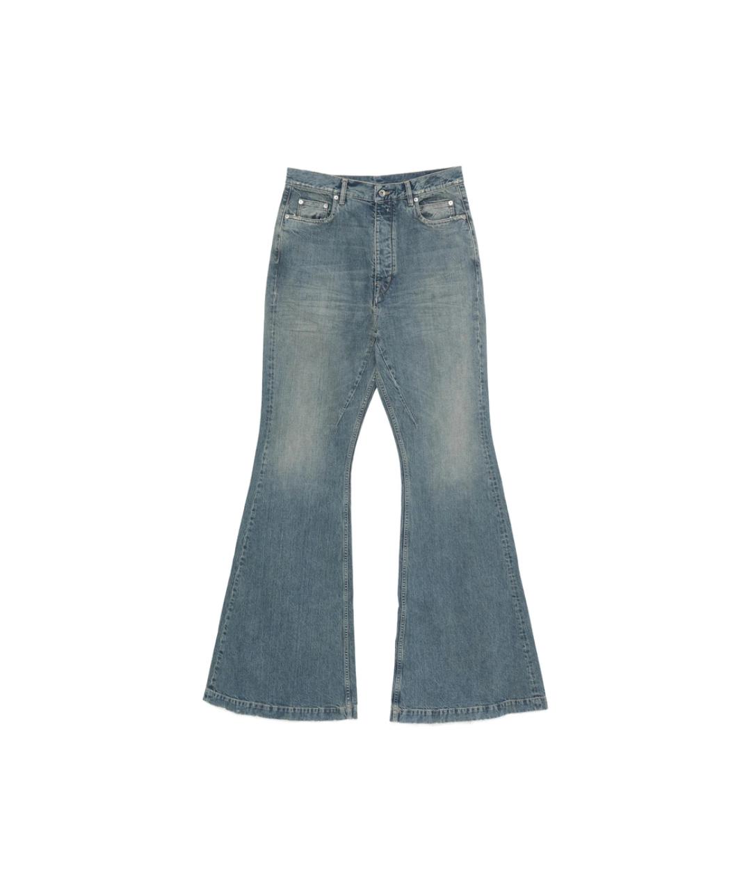 RICK OWENS DRKSHDW Синие хлопковые джинсы, фото 1