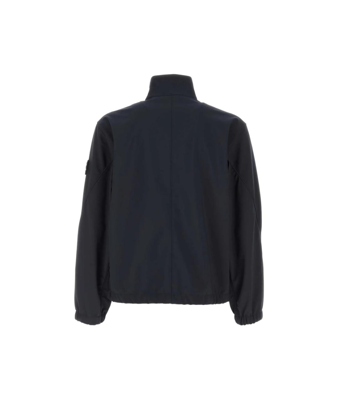 STONE ISLAND Синяя полиэстеровая куртка, фото 2